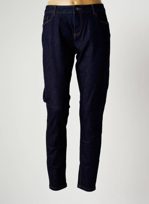 Jeans coupe slim broderie rivets taille normale bleu VERO MODA femme