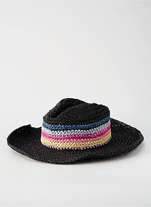 Chapeau noir WILD pour femme