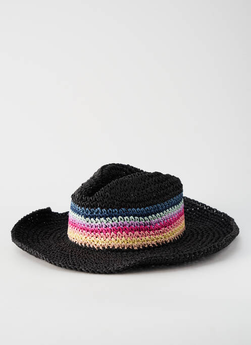 Chapeau noir WILD pour femme