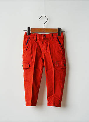 Pantalon cargo orange MAYORAL pour garçon