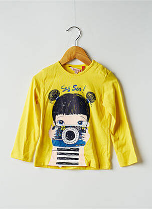 T-shirt jaune BOBOLI pour fille