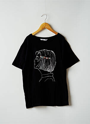 T-shirt noir TIFFOSI pour fille