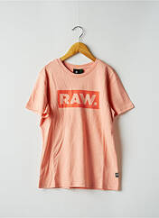 T-shirt rose G STAR pour fille seconde vue