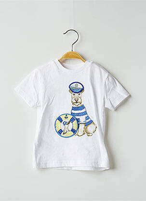 T-shirt blanc MAYORAL pour garçon