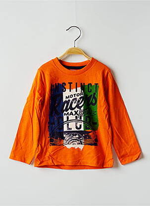 T-shirt orange BOBOLI pour garçon