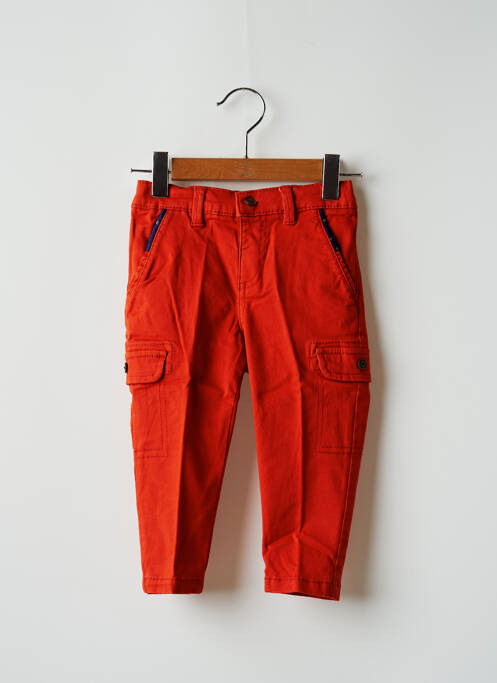 Pantalon cargo orange MAYORAL pour garçon