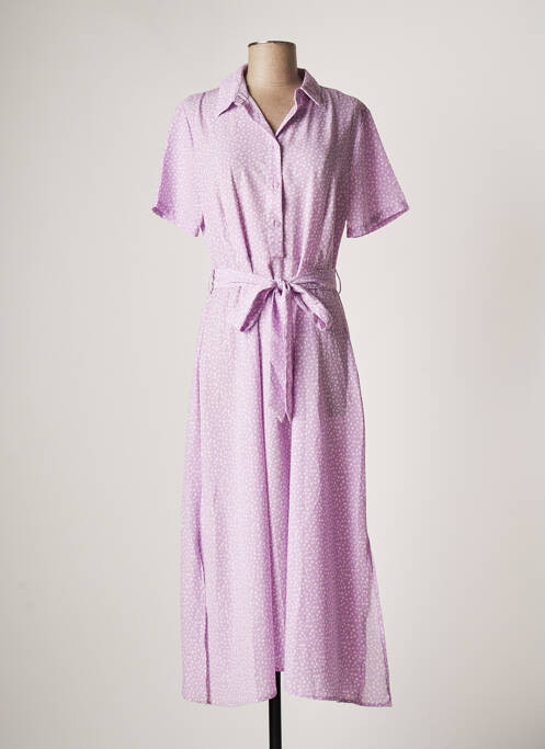 Robe longue violet TIFFOSI pour femme