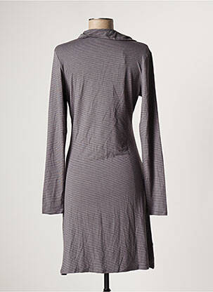 Robe courte manches longues manches longues gris BOHEMIA femme