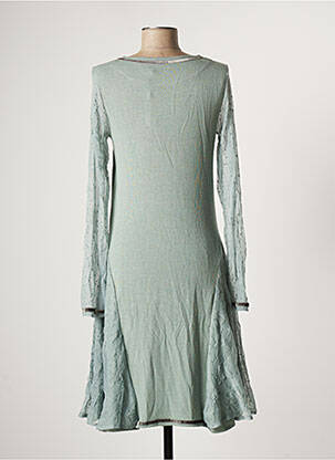 Robe mi-longue manches longues manches longues vert MYRINE ANTWERP femme