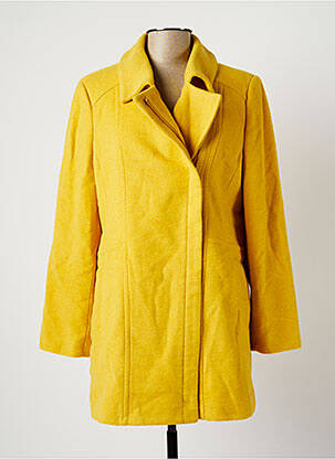 Manteau long jaune POUSSIERE D'ETOLE pour femme