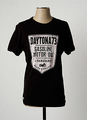 T-shirt noir DAYTONA pour homme
