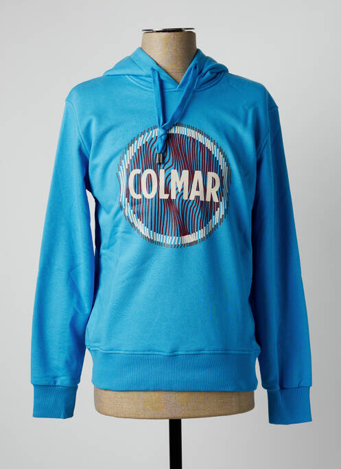 Sweat-shirt à capuche bleu COLMAR pour homme