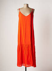 Robe longue orange PURPLE'S pour femme seconde vue