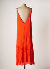 Robe longue orange PURPLE'S pour femme seconde vue