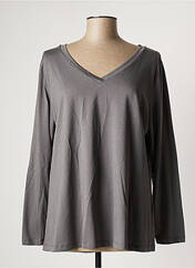 T-shirt gris MAT. pour femme seconde vue
