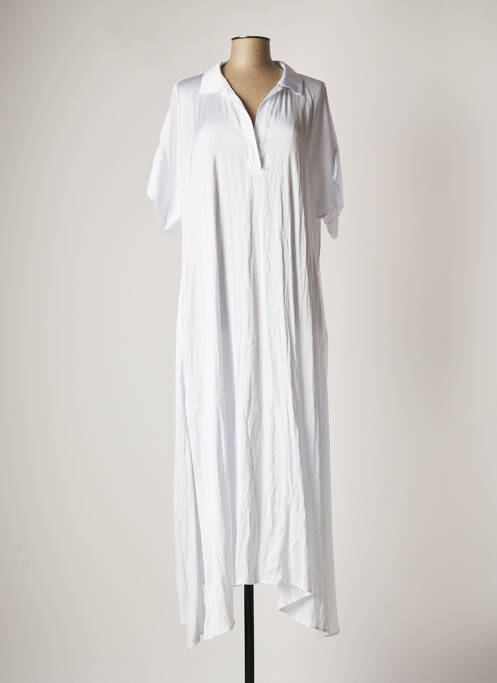 Robe longue blanc MAT. pour femme
