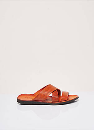 Mules/Sabots orange BRADOR pour femme