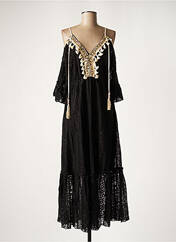 Robe longue noir ARTY BLUSH pour femme seconde vue