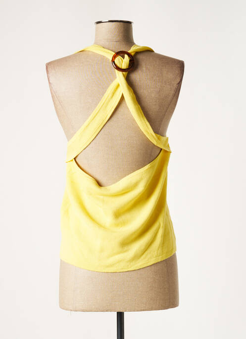 Top jaune DESIGUAL pour femme
