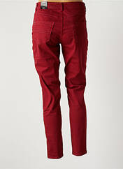 Pantalon slim rouge JENSEN pour femme seconde vue