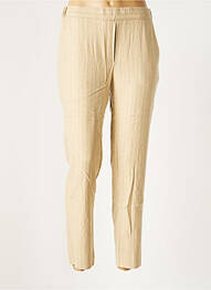 Pantalon droit stretch taille normale beige DIEGA femme