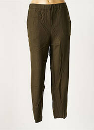 Pantalon droit stretch taille normale vert DIEGA femme