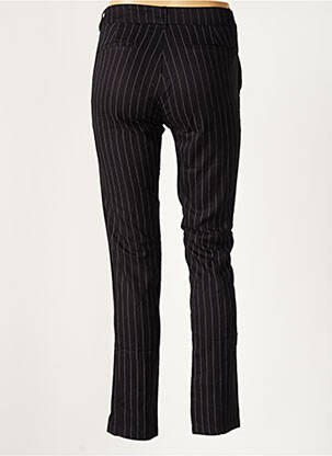 Pantalon chino taille basse taille basse noir BÔ-M femme