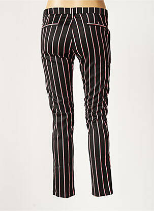 Pantalon chino taille basse taille basse noir BÔ-M femme