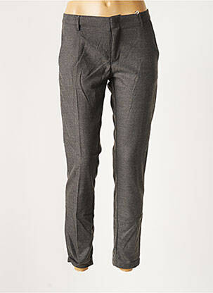 Pantalon chino gris BÔ-M pour femme