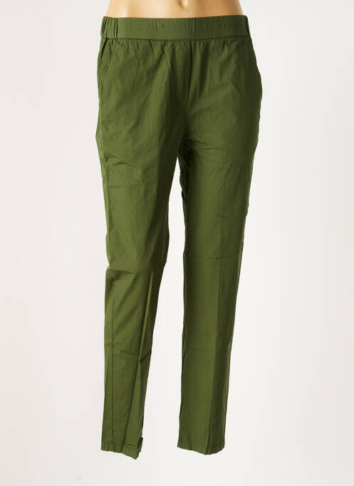 Pantalon droit vert DIEGA pour femme