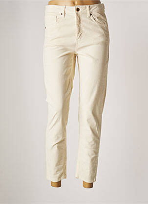 Pantalon droit blanc BSB pour femme