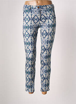 Pantalon 7/8 stretch taille normale bleu HOD femme