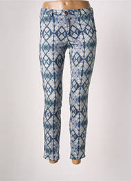 Pantalon 7/8 stretch taille normale bleu HOD femme