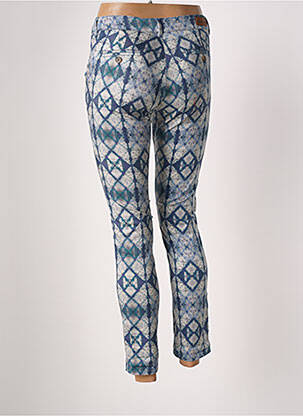 Pantalon 7/8 stretch taille normale bleu HOD femme