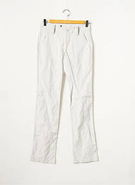 Pantalon chino fermeture zippée sous rabat boutonné taille normale bleu FREEMAN T.PORTER femme
