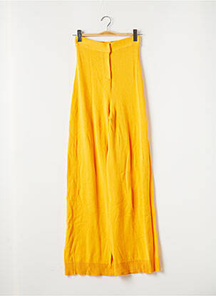 Pantalon flare stretch taille haute orange SONIA CARRASCO femme