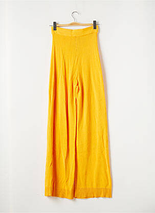 Pantalon flare stretch taille haute orange SONIA CARRASCO femme