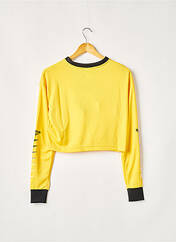 T-shirt jaune REEBOK pour femme seconde vue