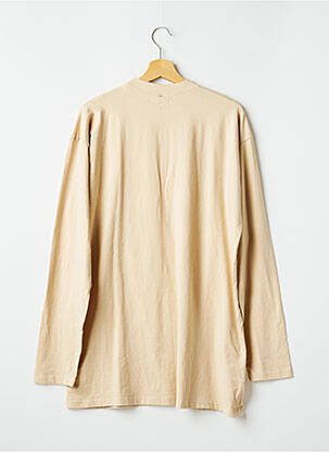 Tunique manches longues col rond beige HARVARD femme