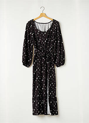 Robe longue manches longues manches longues noir SANS MARQUE femme