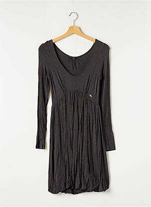 Robe courte manches longues manches longues gris GUESS femme