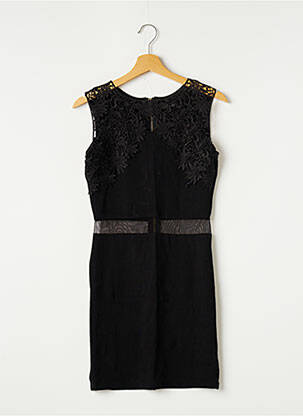 Robe courte sans manche sans manche noir CAPSULE femme