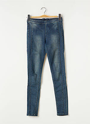 Jeans coupe slim slim taille haute bleu ROSE PLAYER femme