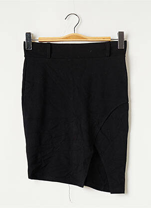 Jupe mi-longue stretch noir CAPSULE femme