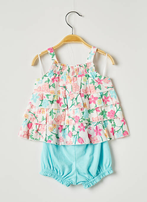 Ensemble short bleu SANS MARQUE pour fille