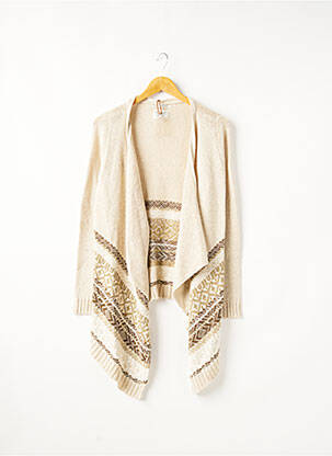 Gilet manches longues stretch beige DN.SIXTY SEVEN femme