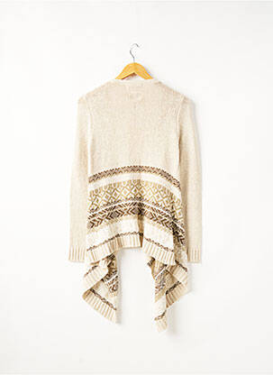 Gilet manches longues stretch beige DN.SIXTY SEVEN femme