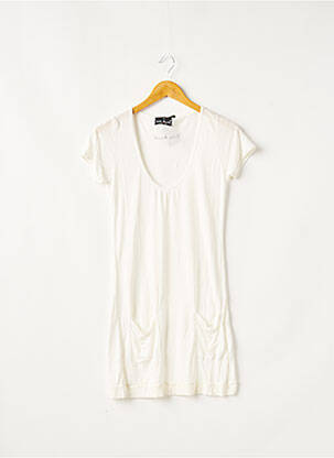 Tunique manches courtes coupe cintrée beige LITTLE MARCEL femme
