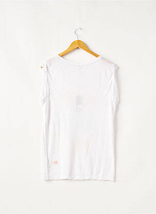 Tunique sans manche col rond blanc G STAR femme