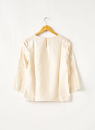 Blouse imprimé fantaisie manches longues beige NICE THINGS femme